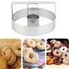 Stainless Steel Cookie Mold Manually Press Biscuit Cake Decoration Tool DIY Biscuits Cutters Kitchen Baking Tool Cookie Cutter