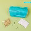 Cat Scratching Corner: Self-Grooming & Hair Removal Brush with Catnip