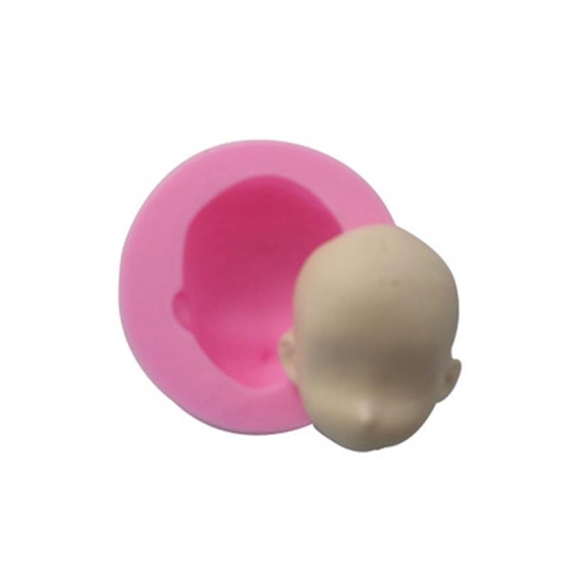 Silicone Baby Face Mold for Fondant Chocolate Soap Handmade Soap