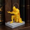Персонализированный готический домашний декор 3D-печатный подставка-держатель для ручек в виде рыцаря, коленопреклоненная статуя, изысканный статуэтка-органайзер, скульптурная статуэтка, креативный стол для офиса