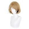 Laubao Shopping Hanayo Koizumi Cosplay Brown Costume Accessory for School and Events Wig, Bob, Hair, Heat-Resistant, Parties, Halloween, Festivals,