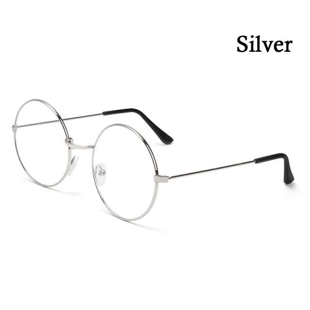 Fashion Classic Metal Anti -Blue Light Glasses Women Men Vintage Round Frame Computer Game Goggles Blue Ray Blocking Eyeglasses
