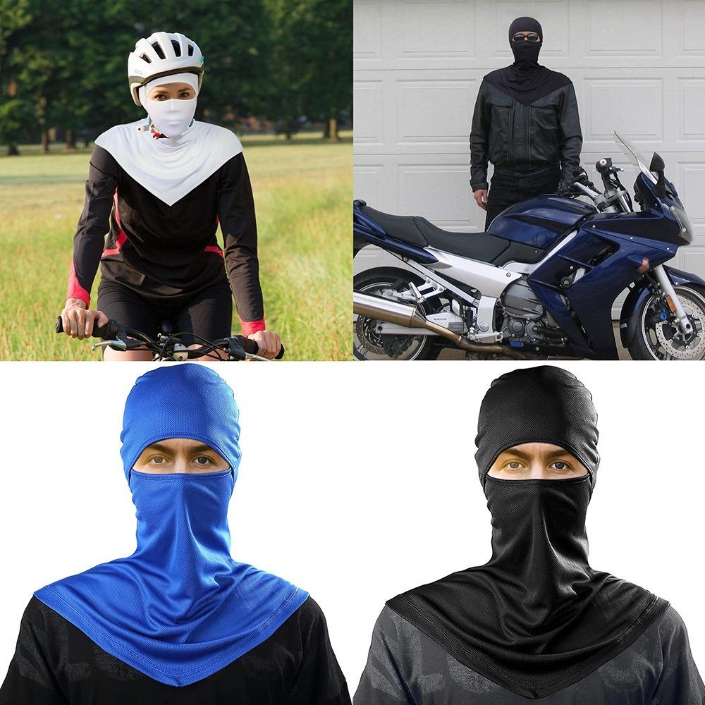 Summer 360° Full Face Breathable Balaclava Face Mask Adjustable Sun Protection Headwear for Cycling Fishing Hiking Helmet Liner