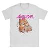 Anthrax Band T-Shirt for Men Crazy Cotton Tees Round Collar Short Sleeve T Shirt Printed Clothes