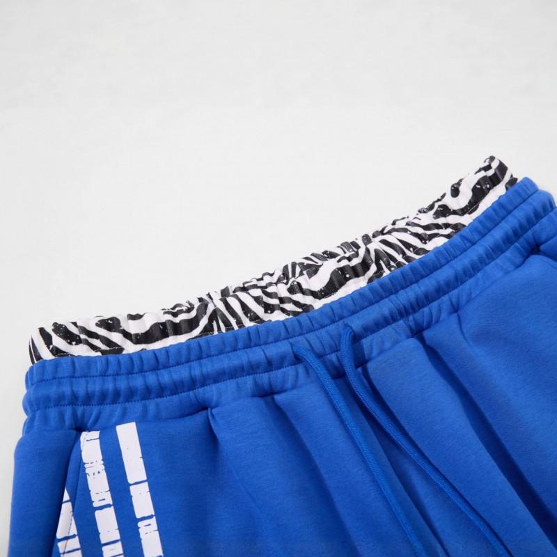 Magic Bear 2026 American Retro Sweatpants Loose Fit Street Dance Pants Fake Two-piece Wide Leg