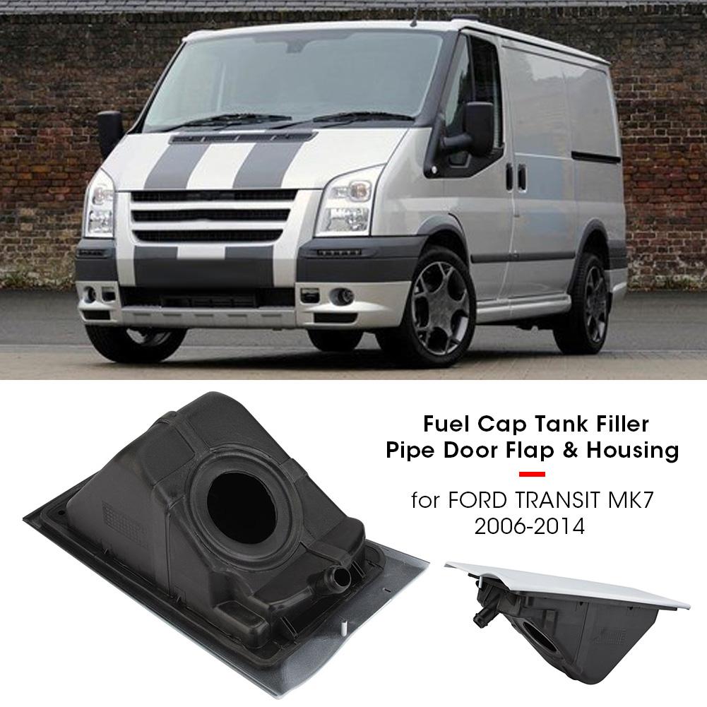Крышка топливного бака, горловина, лючок и корпус для FORD TRANSIT MK7 2006 2014 Черный