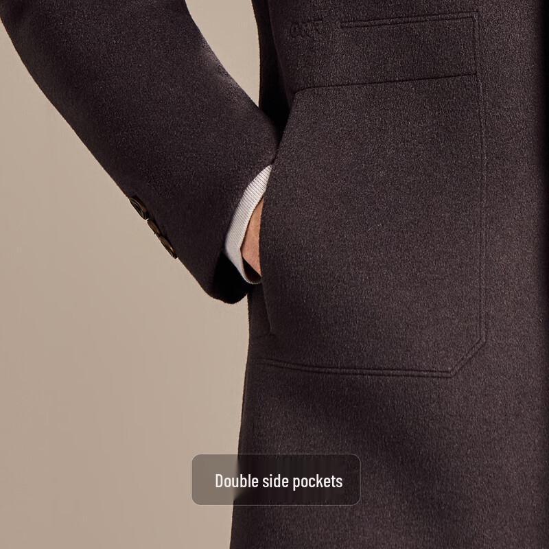 Мужское пальто Antonio класса люкс для бизнеса, 70% шерсть, со съемной подстежкой из пуха