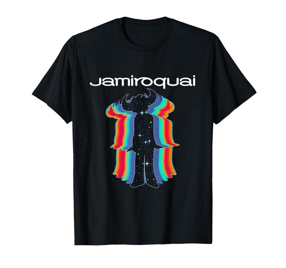 Jamiroquai Rainbow Space Logo TShirt Full Size S5XL ZL847 Unisex T-Shirt