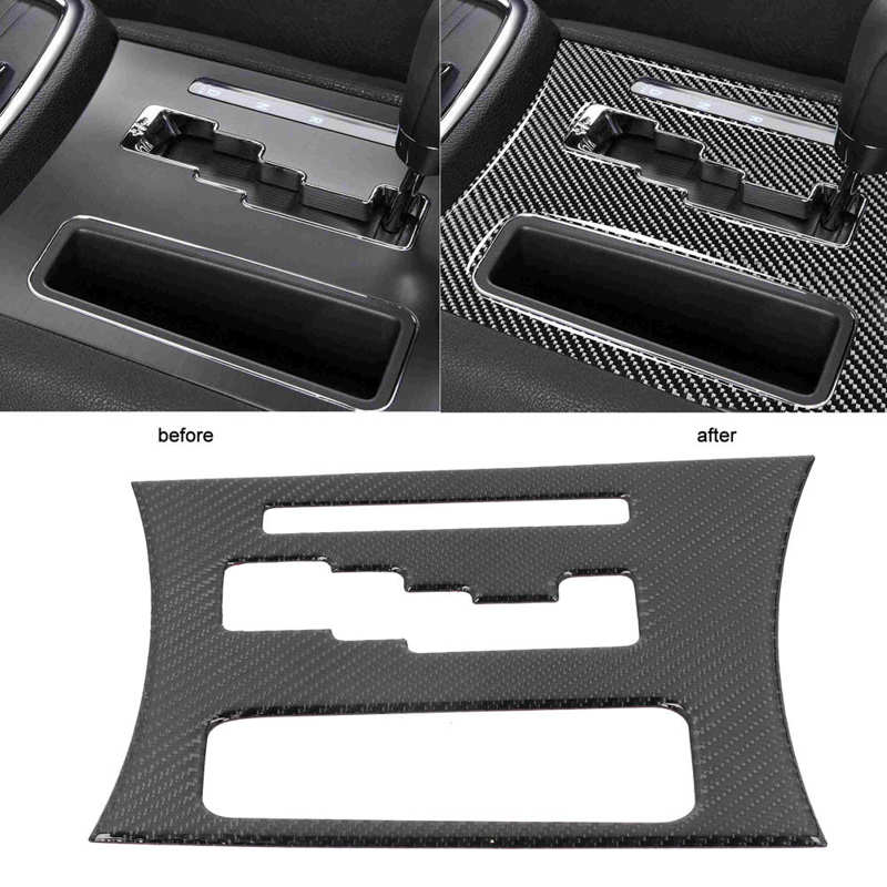 Украшение панели центрального управления из углеродного волокна для автомобиля Dodge Charger 2011 2012 2013 2014