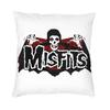 Скандинавский стиль Панк-рок группа Misfits Наволочка xсм Мягкая наволочка для подушки-пледа для автомобиля Квадратная наволочка Декор спальни