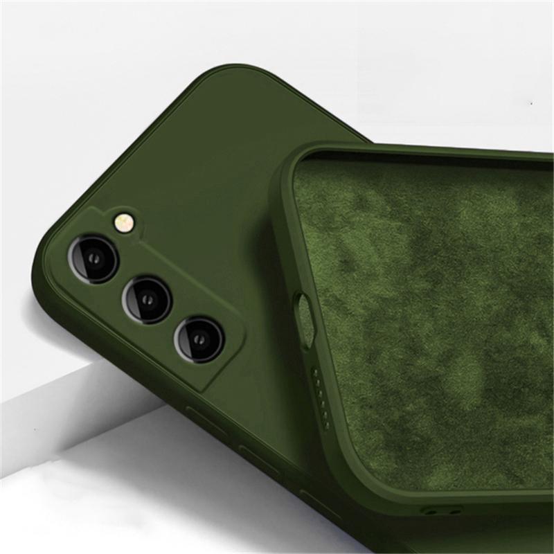 Мягкий силиконовый чехол из жидкого силикона с квадратными конфетами для Samsung Galaxy S23 Ultra S22 S21 Plus A54 A53 A33 A73 A04S A14 A23 A24 A34 M53 M33 M32 4G 5G гелевая задняя крышка