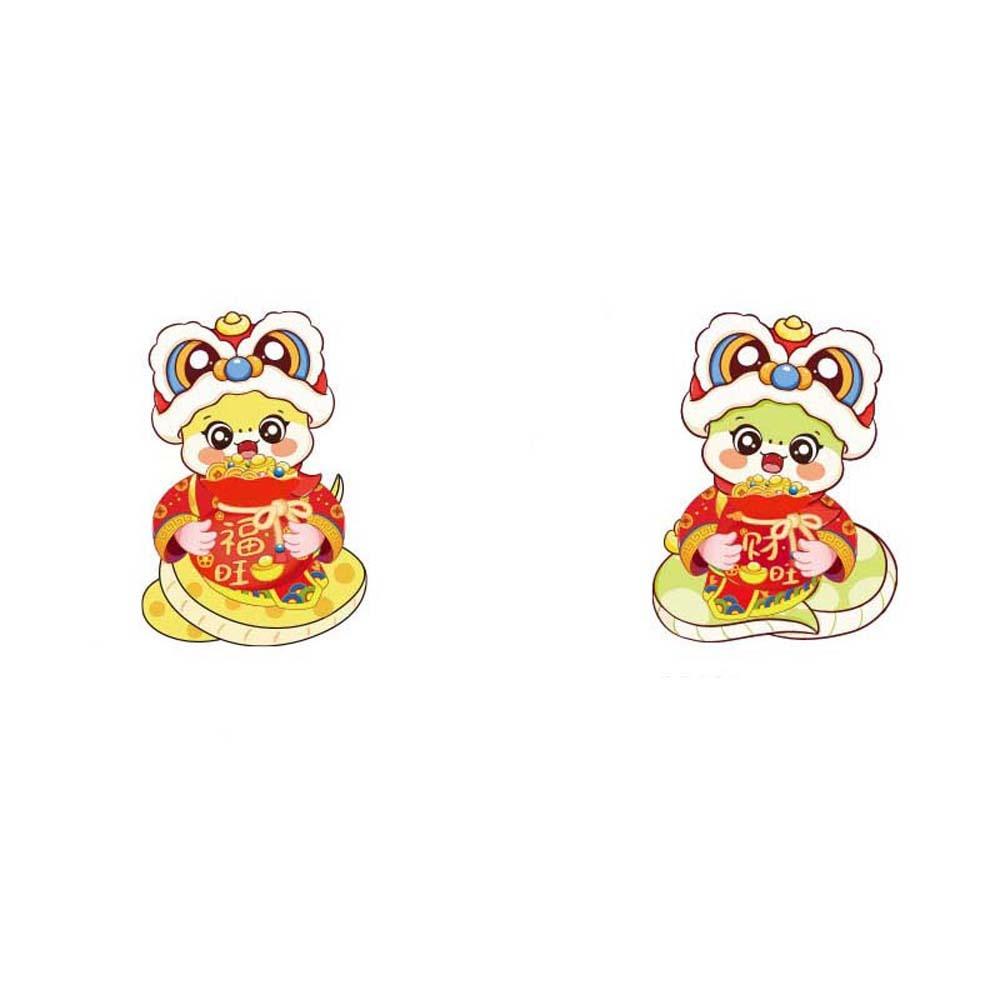 Chinese Ornaments Chinese New Year Decorations 2025 New Year Red Couplets Chinese Door Stickers Door Couplet New Year Accessory