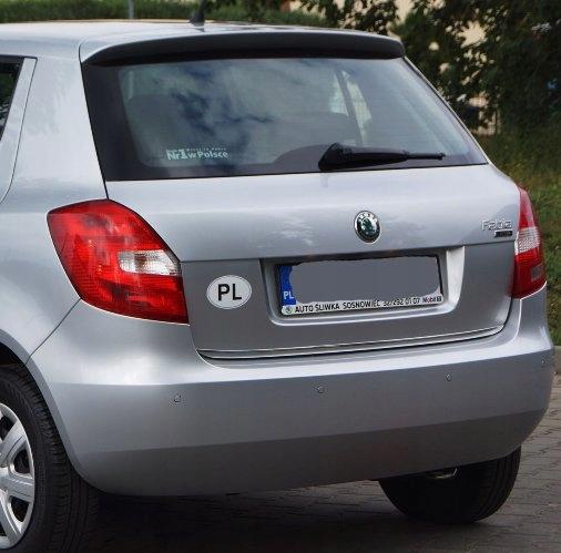 Skoda FABIA II HB - CHROME STRIP Chromed TAILGATE