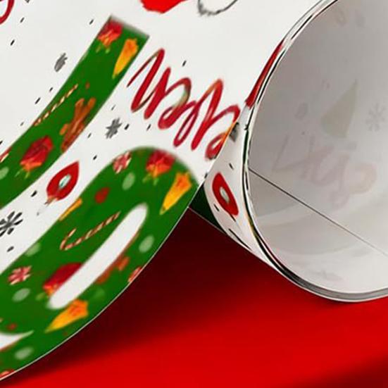 67 Wrapping Paper Christmas Gift Wrap Paper for Kids Holiday Wrapping Roll for Birthday Christmas Present Package