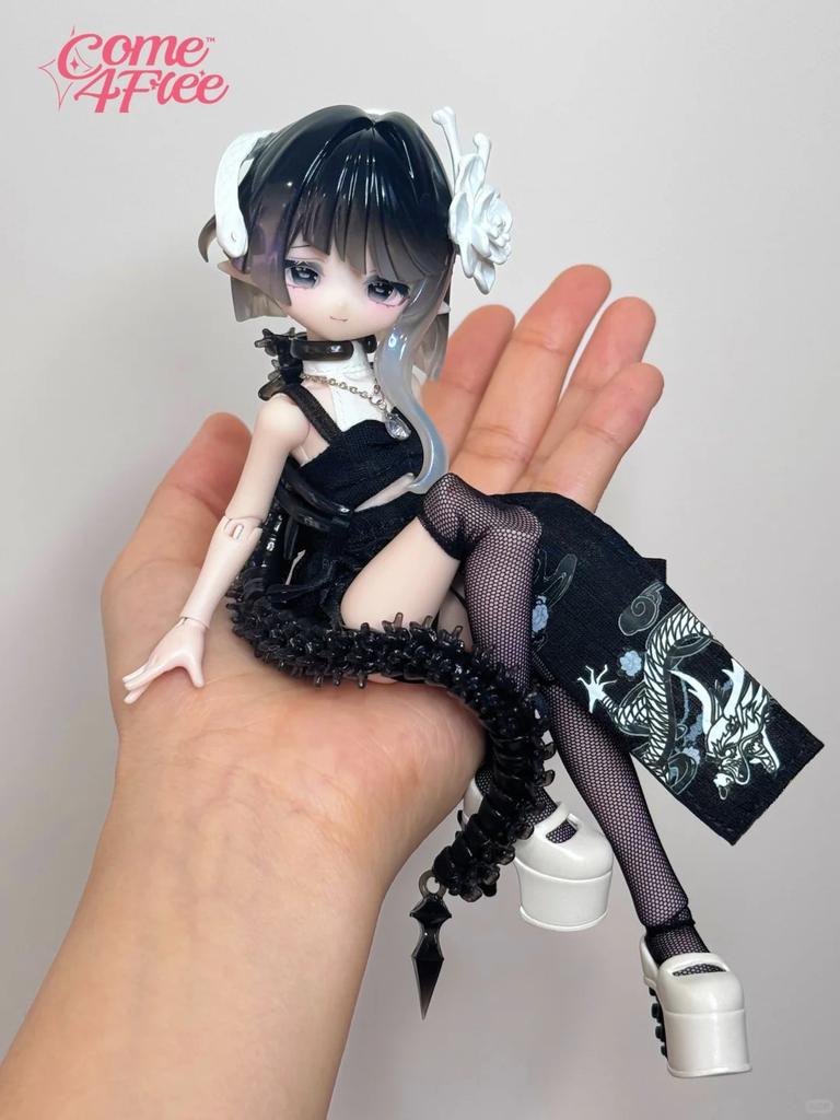 Genuine Come4free Minty V2 Ocean Gem Series 1/8 Bjd Blind Box Kawaii Movable Doll Action Figure Ornament Collection Model Gift