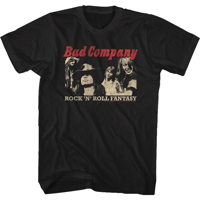 Летняя европейская и американская рок-футболка Bad Company Bad Partner, футболка в стиле ретро, европейская и американская уличная футболка