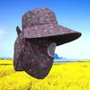 Fordable Sun Hat Wide Brim Agricultural Work Cap Portable Basin Cap  Women
