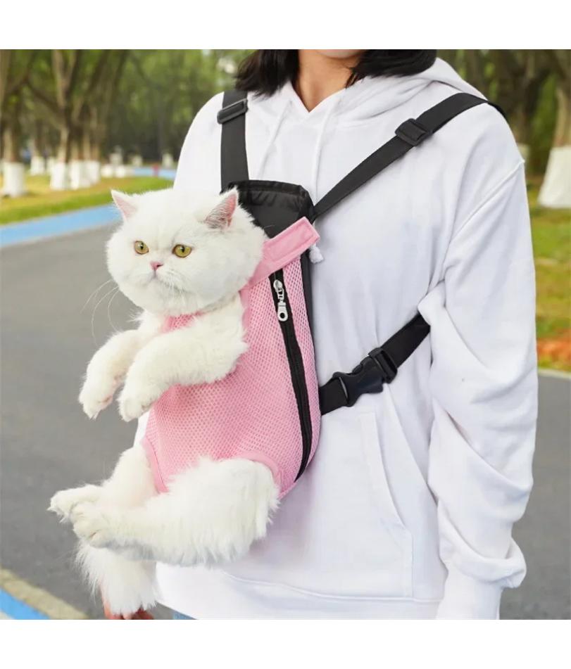 Portable Breathable Cat Bag Pet Travel Tote Bag Backpack For Carrying Pets On Both Shoulders Outdoor Travel Set For Cats And Dog