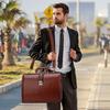 Doctor Business Genuine Leather Dulles Briefcase for Large Tote Attache Inch PC Storage [Bannus] Bag, Men's Bag, Bag, Men, Capacity, Bag, Case,