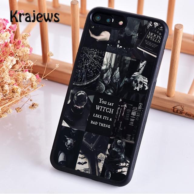 Krajews Чехол для телефона Ведьма Колдовство Для iPhone 17 Air 16 15 14 plus 11 12 13 pro max coque