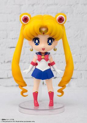 TAMASHII NATIONS Figuarts мини Pretty Guardian Sailor Moon примерно 90 мм окрашенная подвижная фигурка из ПВХ и АБС