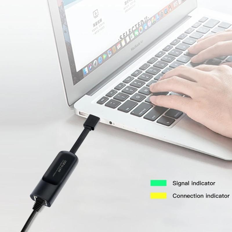 Адаптер USB3.0 Gigabit LAN Чип RTL8153 1000 Мбит/с Высокоскоростной Порт Ethernet Для Настольного Компьютера Ноутбука ТВ