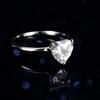 Bague Ringen Новинка, обручальные кольца с муассанитом из стерлингового серебра S925, 2 карата, для женщин, юбилейные ювелирные изделия