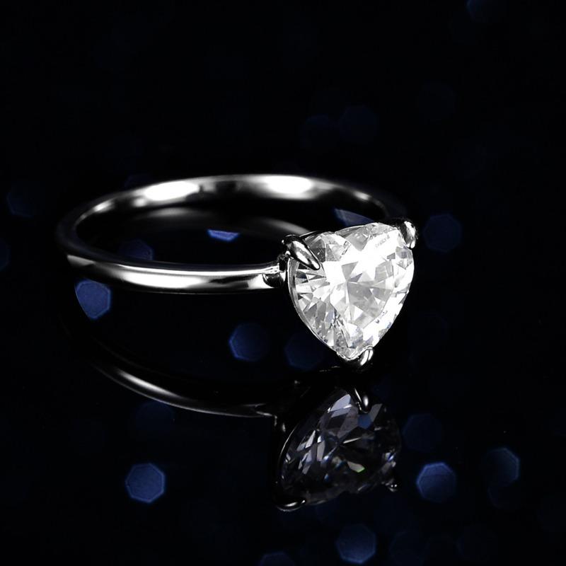 Bague Ringen Новинка, обручальные кольца с муассанитом из стерлингового серебра S925, 2 карата, для женщин, юбилейные ювелирные изделия