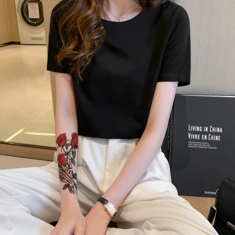 Tattoo Stickers Temporary Butterfly Arm  Leg Tattoo Stickers For Women temporary tattoo Rose Flower Sheet  High Quality
