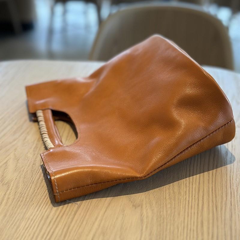 Johnature Женская сумка ручной работы из натуральной кожи, винтажная сумка большой вместимости через плечо