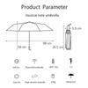 Креативный зонт с музыкальной нотой, тройной ветроустойчивый ручной черный клейкий зонт от солнца, анти-УФ-зонт, индивидуальный рекламный зонт