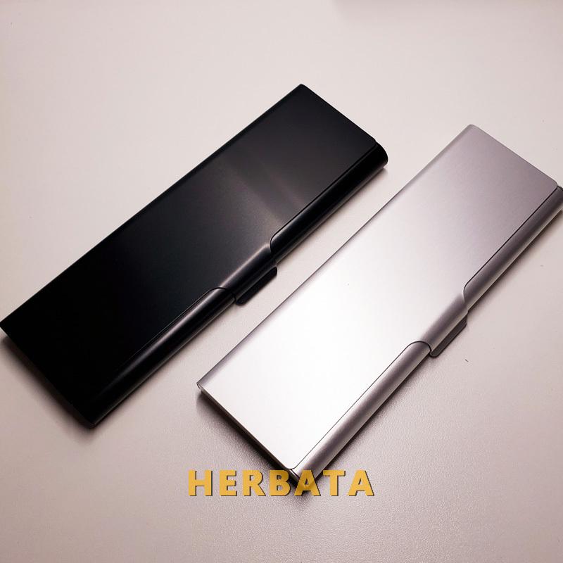 Premium Aluminum Pencil Case - Large Capacity Metal Stationery Box, Multi-Function School Supply Organizer