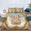 Комплект постельного белья Retro Angel Antique Roman Art из микрофибры, детский комплект постельного белья для подростков и взрослых, 3 предмета (пододеяльник).