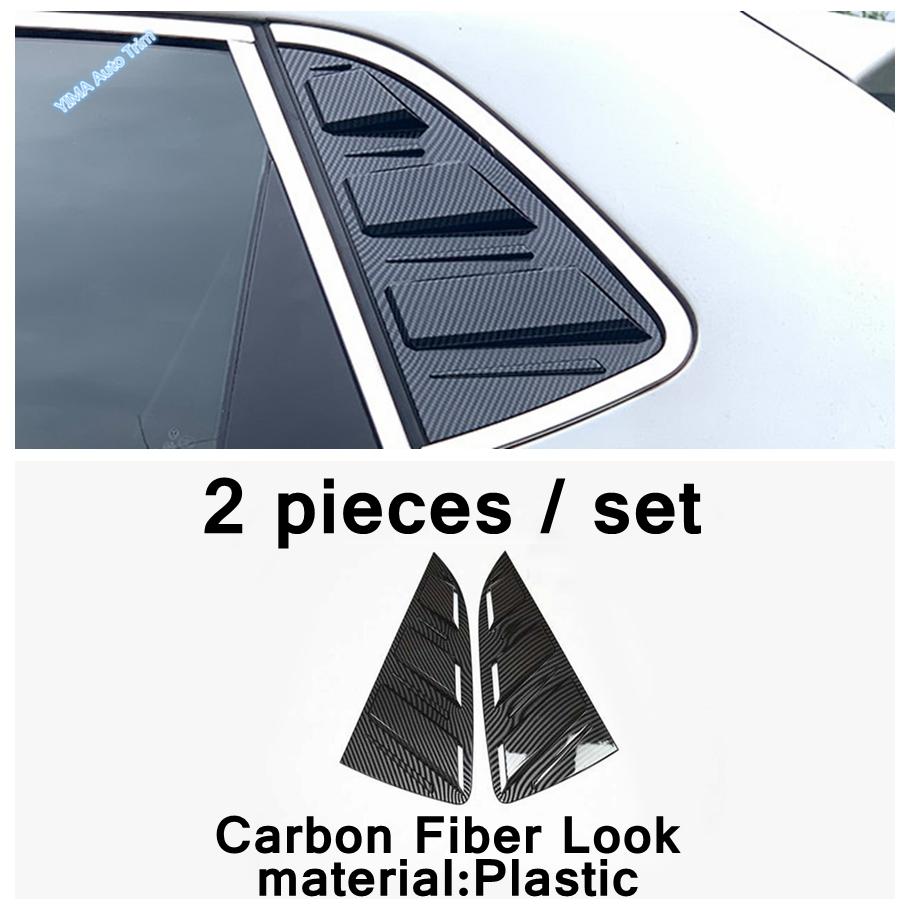 Rear Quarter Window Blinds Side Tuyere Louvers Cover Trim For VW Volkswagen Polo 2011 2012 2013 - 2018 Decoration Accessories
