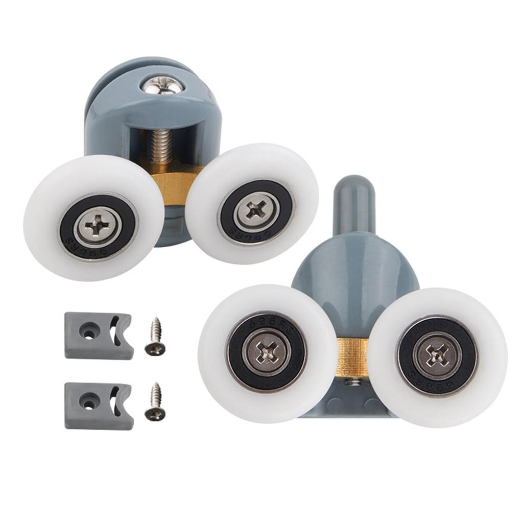 Shower Door Wheels Sliding Glass Door Pulleys Replacement Bearing Rollers Runner Shower Room Cabins Swinging Pulley