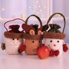 Christmas Apple Decorations Bags Children Holiday Candy Gift Party Dress Up