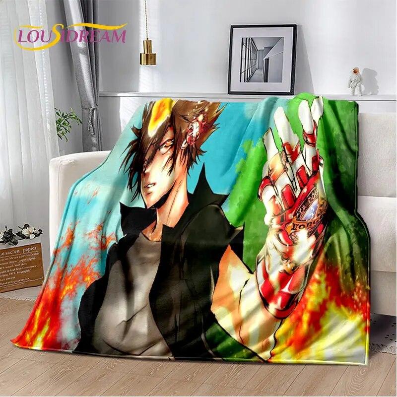 Мягкое плюшевое одеяло с героями аниме Hitman Reborn, фланелевое одеяло, одеяло для гостиной, спальни, кровати, дивана, чехол для пикника, детское одеяло