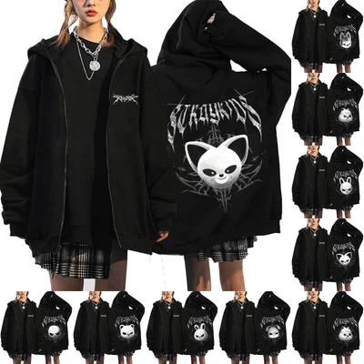 Женская повседневная толстовка с капюшоном и длинными рукавами, с карманами, с принтом Merchandise и -.