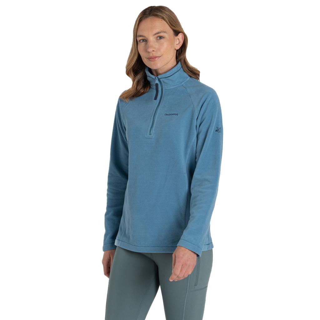CRAGHOPPERS Женская флисовая майка Nation Trust Miska с застежкой-молнией на половину длины