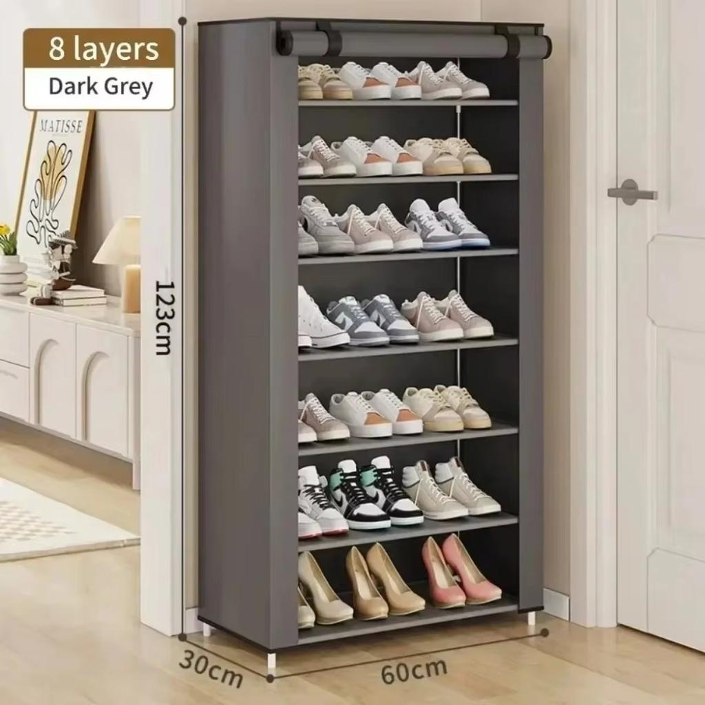 Dustproof Shoe Shelf Bedroom Multilayer Nonwoven Shoes Storage Cabinet Home Hallway Space-saving Cabinets Shoe Storage Rack