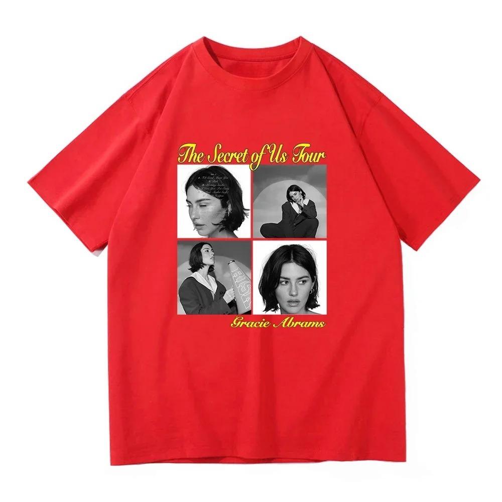 2026 Gracie Abrams Risk The Secret of Us The Eras Tour T Shirt Unisex_Women Aesthetic Retro T-Shirt Unisex New Album Tees Shirts