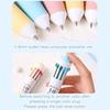 1Set 60 Color Cartoon Ballpoint Pens Soft Grip Press Multicolor Writing Pen For Drawing Writing Office School Supplie Stationery