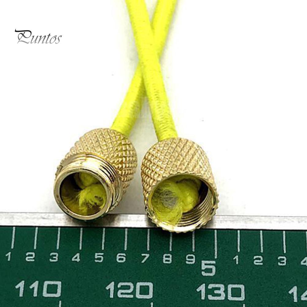 Puntos 1 пара медных шнурков без завязок с пряжкой и замком для детской обуви для взрослых