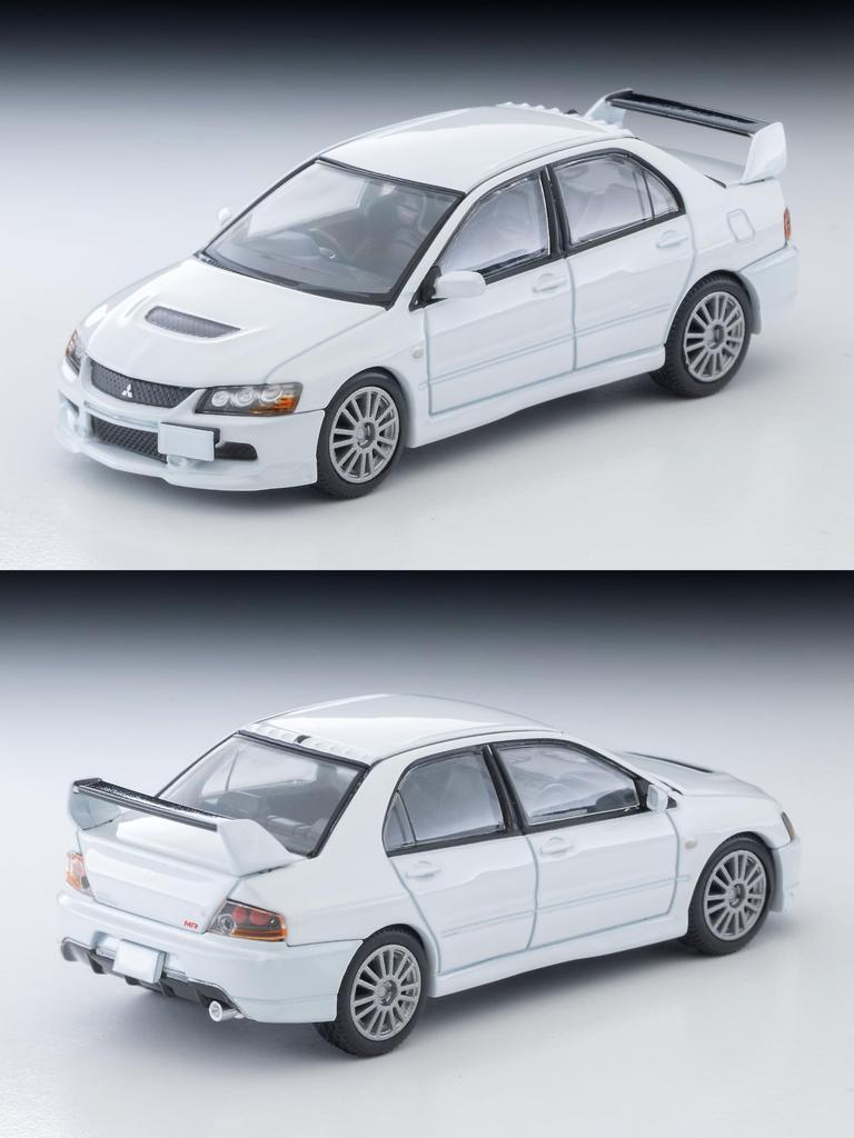 Tomytec Tomica Limited Vintage Neo Scale Mitsubishi Lancer GSR Evolution IX MR 2006 Finished 333401 1/64 LV-N349b (Pearl White) Model, Model,
