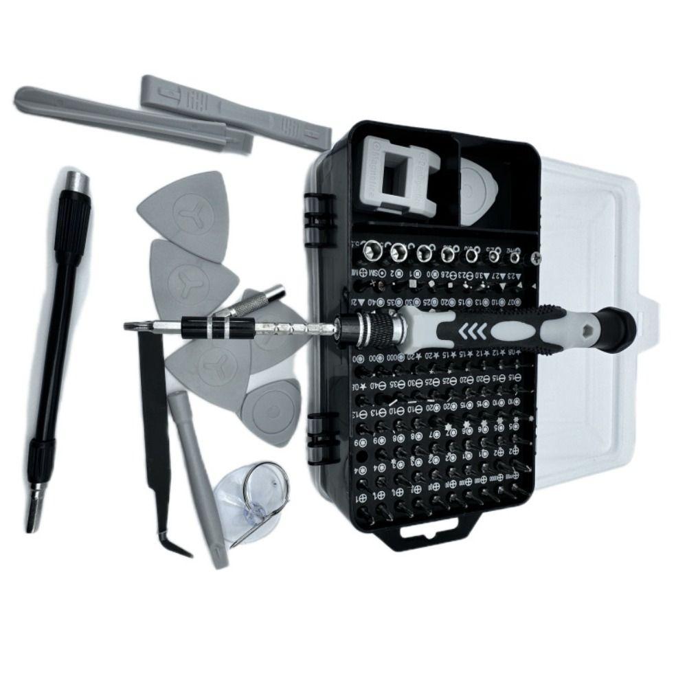 Магнитная отвертка с несколькими битами в чехле для ноутбука, набор отверток для ноутбука, телефона, компьютера