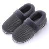 Men's Furry Cotton Slippers with Heels, Winter Thick-Soled, Plus Velvet; Women's Versatile Flat-Bottomed Shoes, 2022.