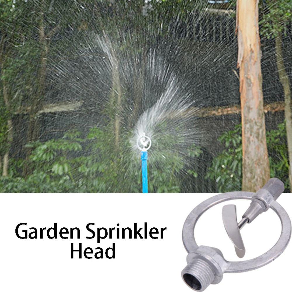 Metal Butterfly Head Zinc Zinc Alloy Rain Nozzle 360 Degree Rotation Rotating Sprinkler  Garden Lawn