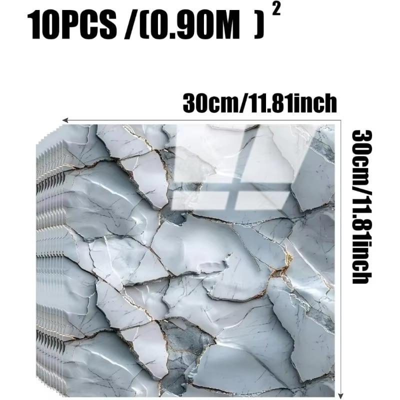 Plane Wall Stickers TV Background Wall Renovation Home Decoration Vinyl Sticker Imitation Tile Self-adhesive Foam PVC Wallpapers