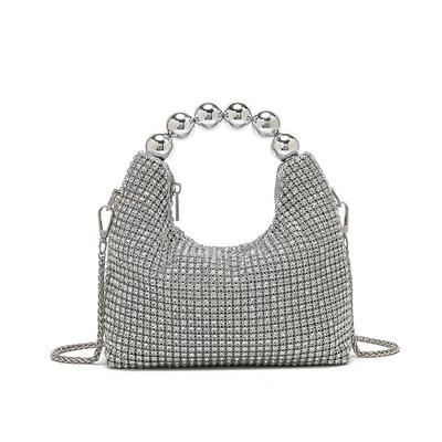 Блестящий вечерний клатч с бисером и стразами и модная сумка кроссбоди для женщин