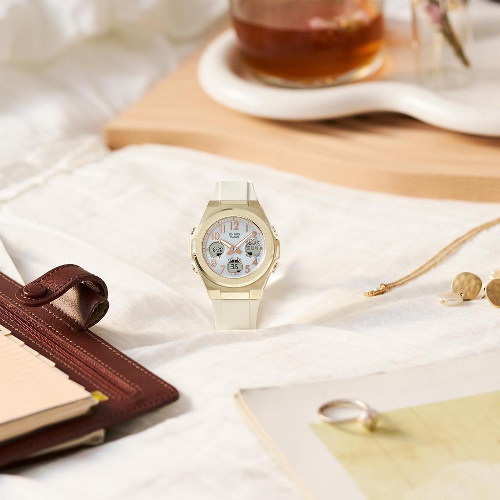 Часы Casio Baby-G (Официальный японский продукт) G-MS Радиоуправляемые Солнечные Часы MSG-W610G-7AJF Женские Кремовые